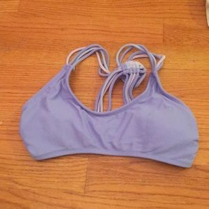 Purple bikini top